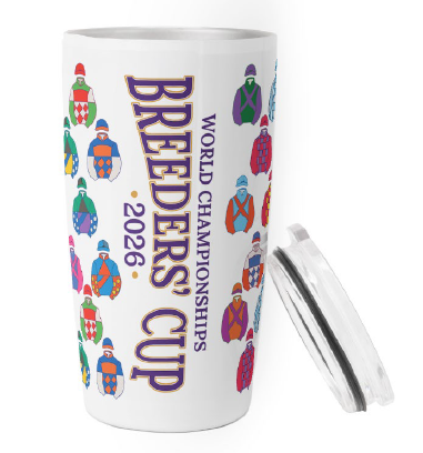 Breeders’ Cup Jockey Silks Stainless Steel Tumbler