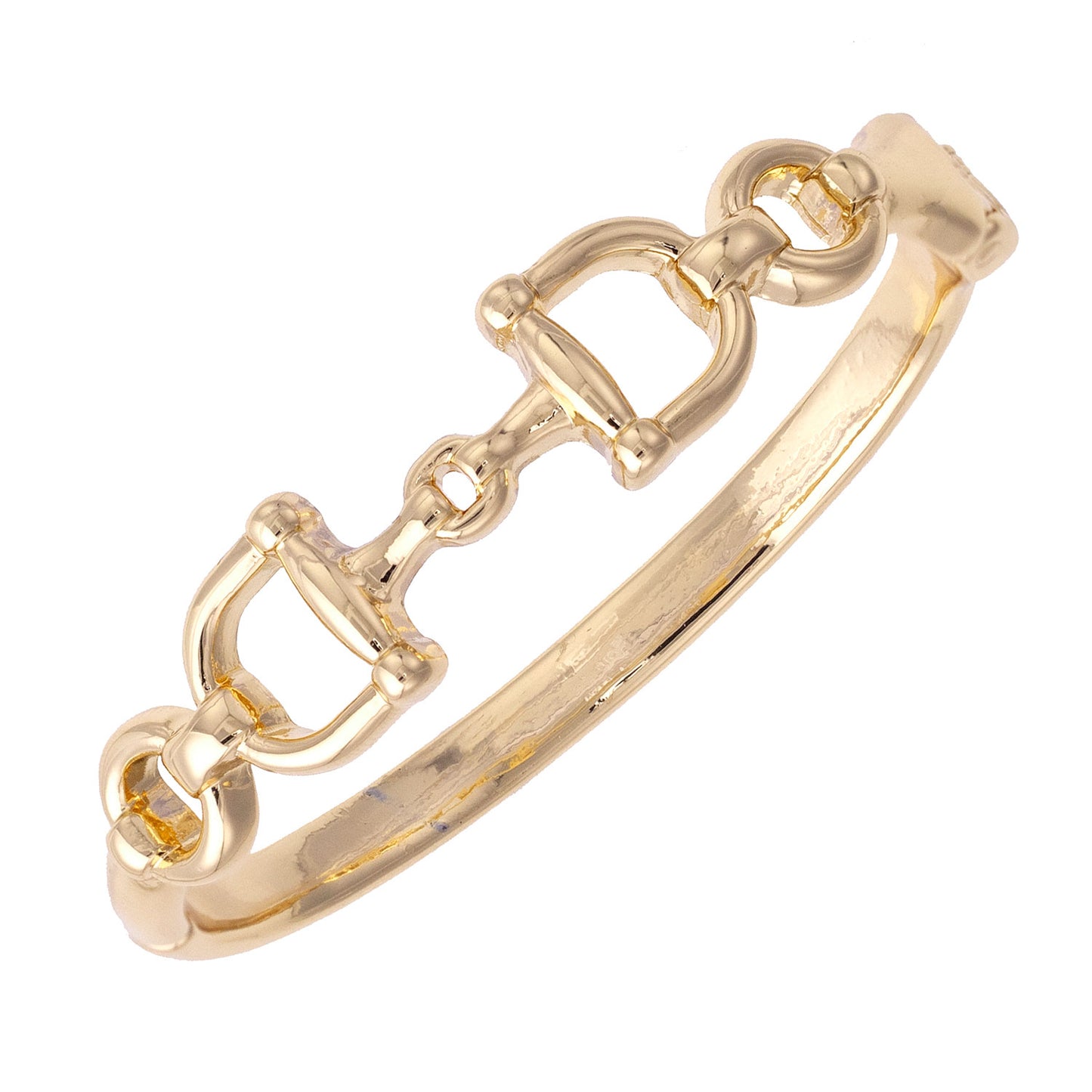 Gold Stirrup Bracelet