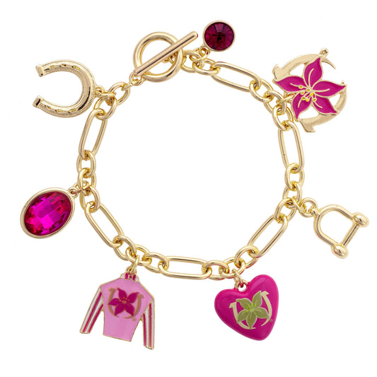 Stargazer Jockey Silk Charm Bracelet