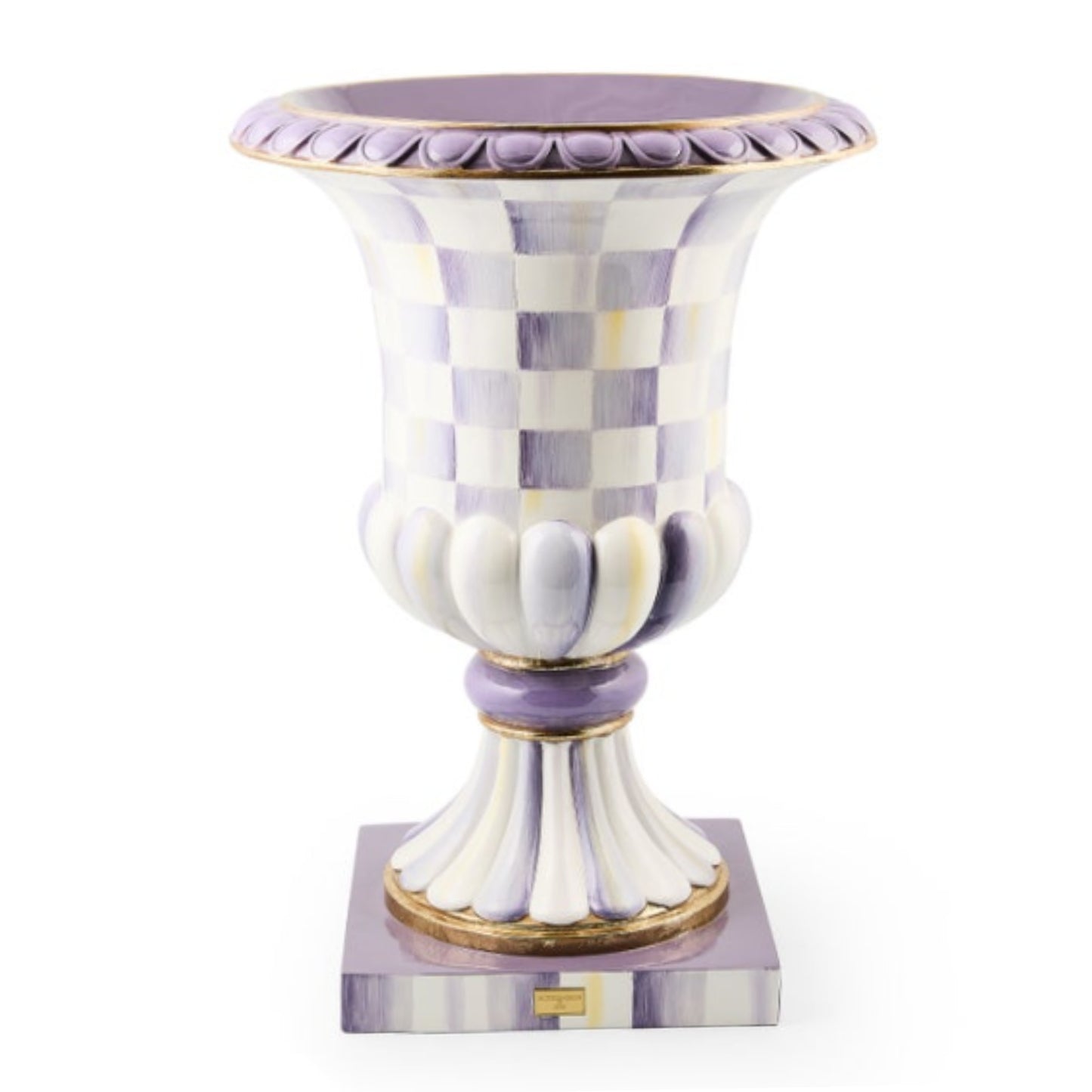 MacKenzie Childs Pedestal Urn