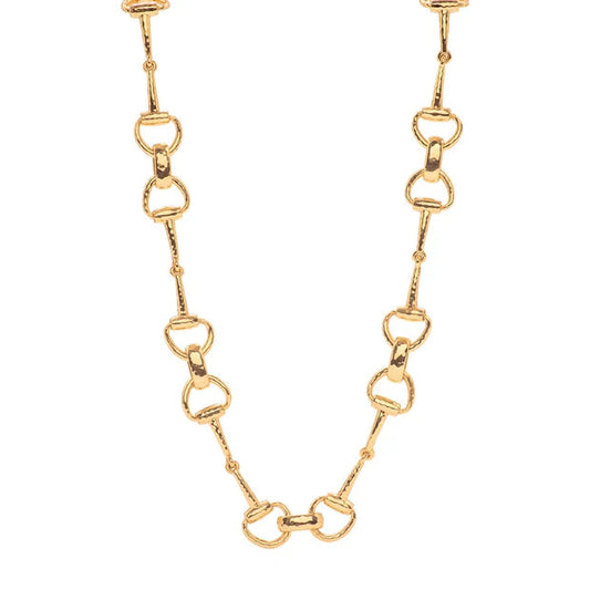 Equestrian Snaffle Bit Chain Necklace