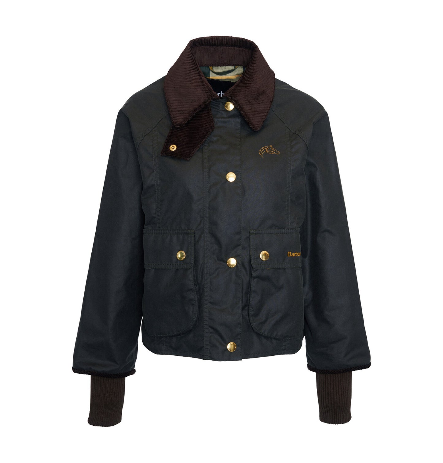 Barbour Cropped Wax Jacket