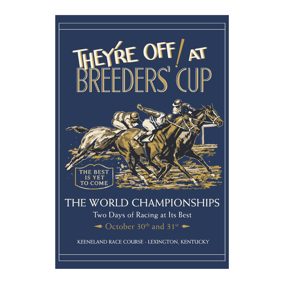 2026 They're Off at BC Poster