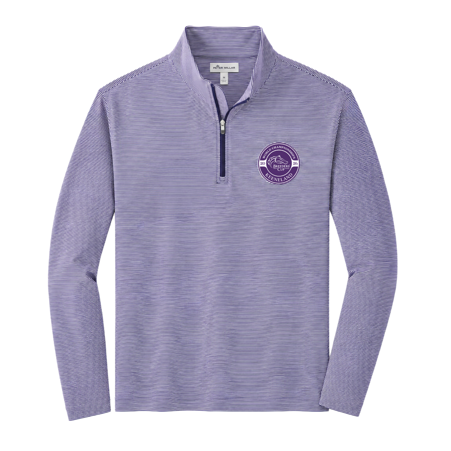 Peter Millar Sugar Stripe Performance Perth with Event Logo