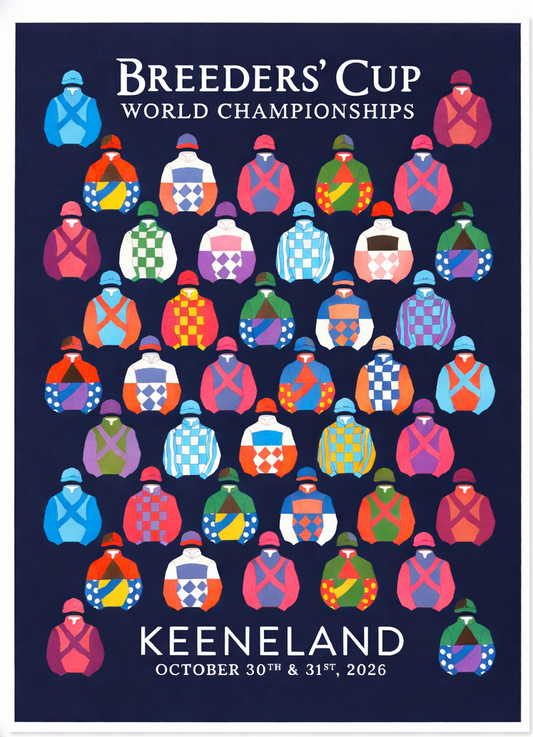 2026 Jockey Silks Poster Print