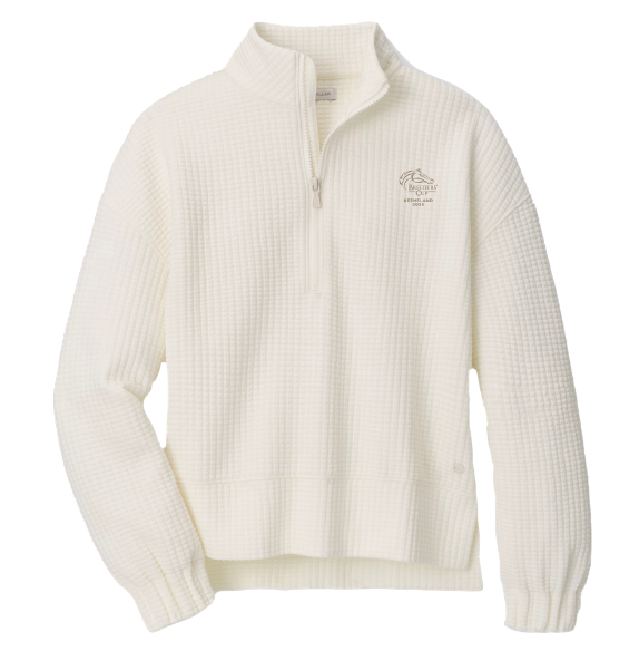 Flora Knit Jacquard Quarter-Zip