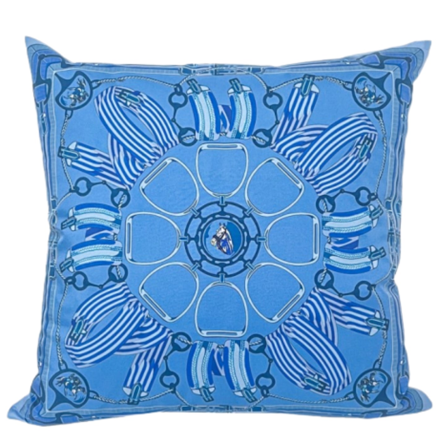 Stirrups Silk Pillow: 16"