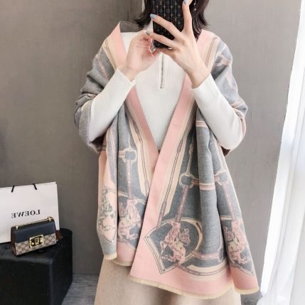 Pashmina Equestrian Shawl
