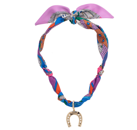 Horseshoe Scarf Necklace