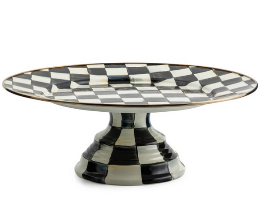 MacKenzie Childs Small Pedestal Platter