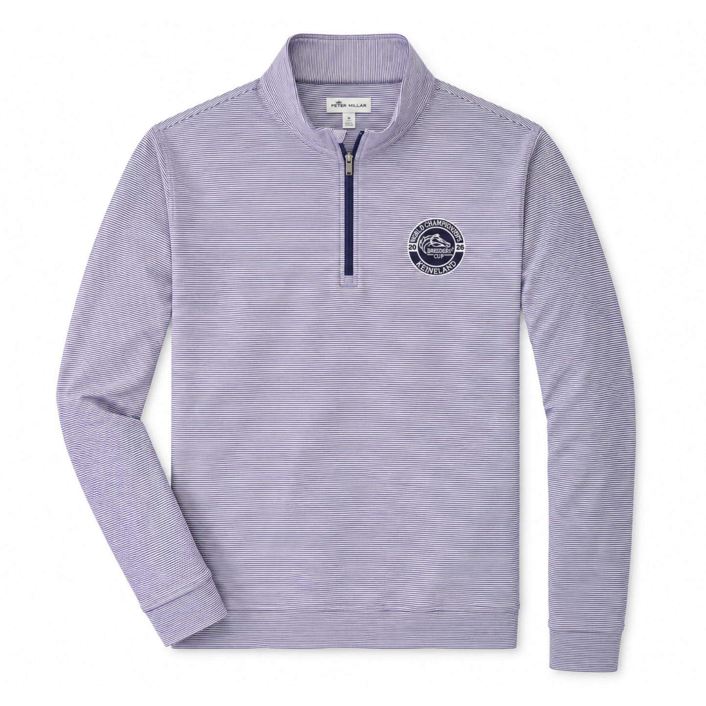 Peter Millar Sugar Stripe Performance Perth with Event Logo