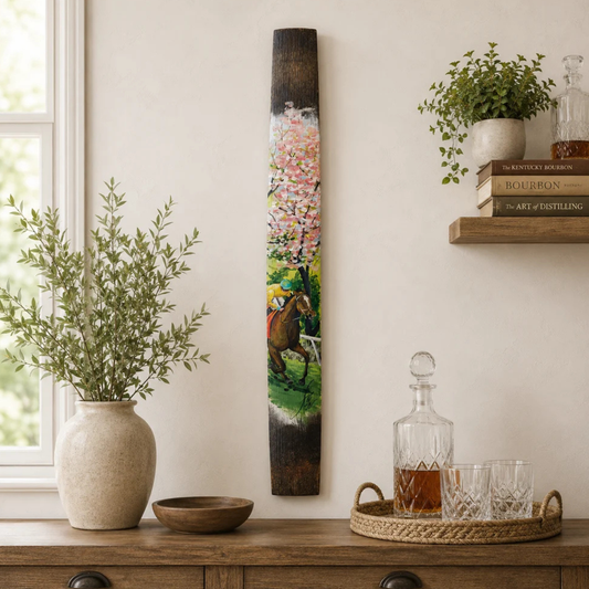 Hand Painted Spring Stave