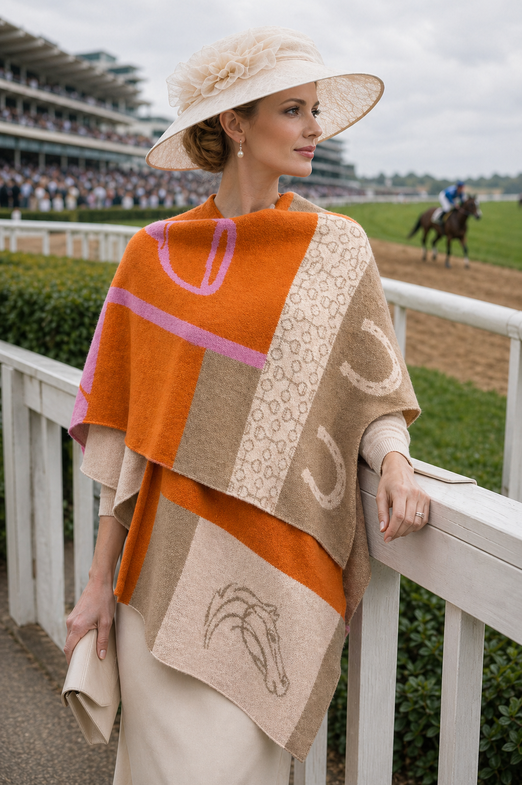 Cheval Alpaca Poncho