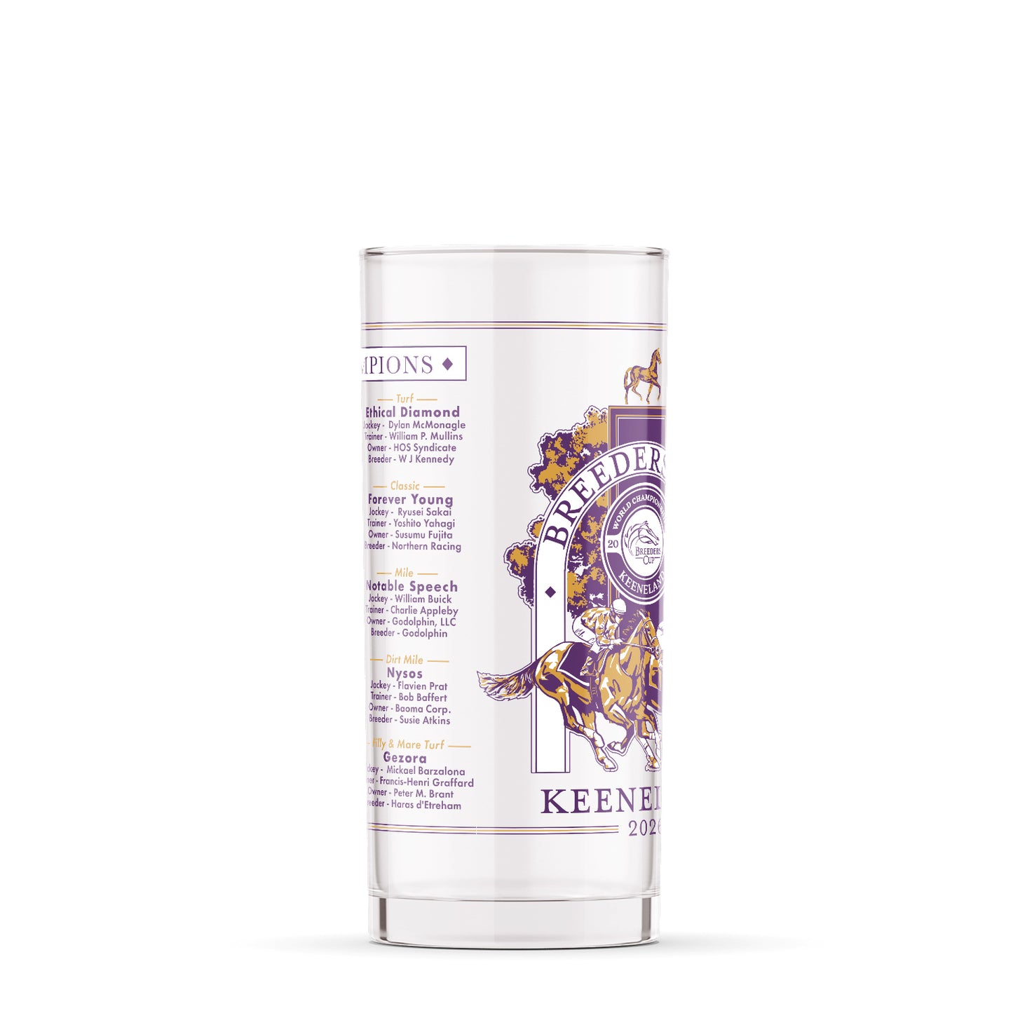 2026 Winner's HiBall Glass