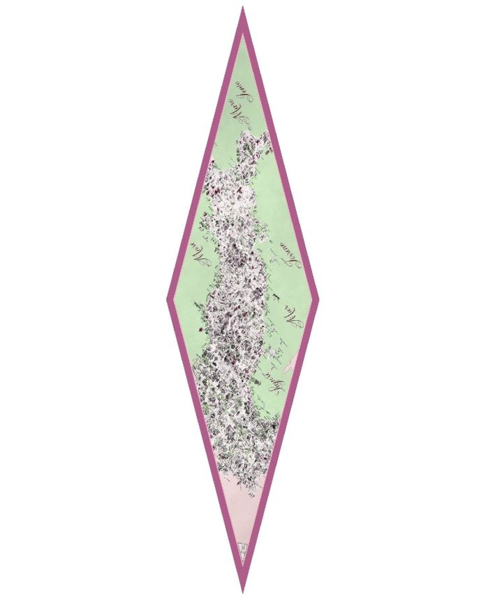 Rani Arabella Italy Map Silk Losange
