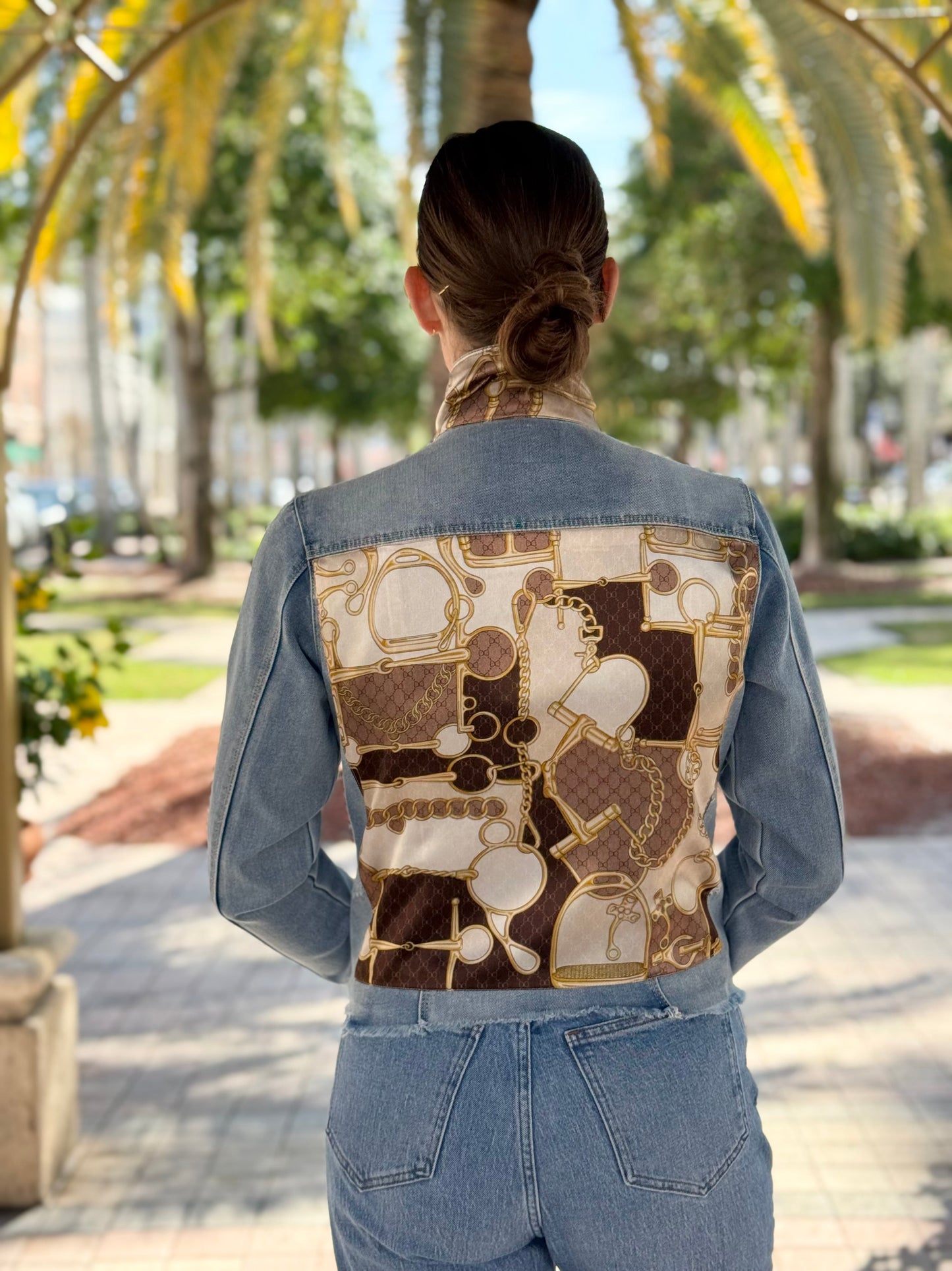 The Light Denim Jacket / Snaffle & Chains