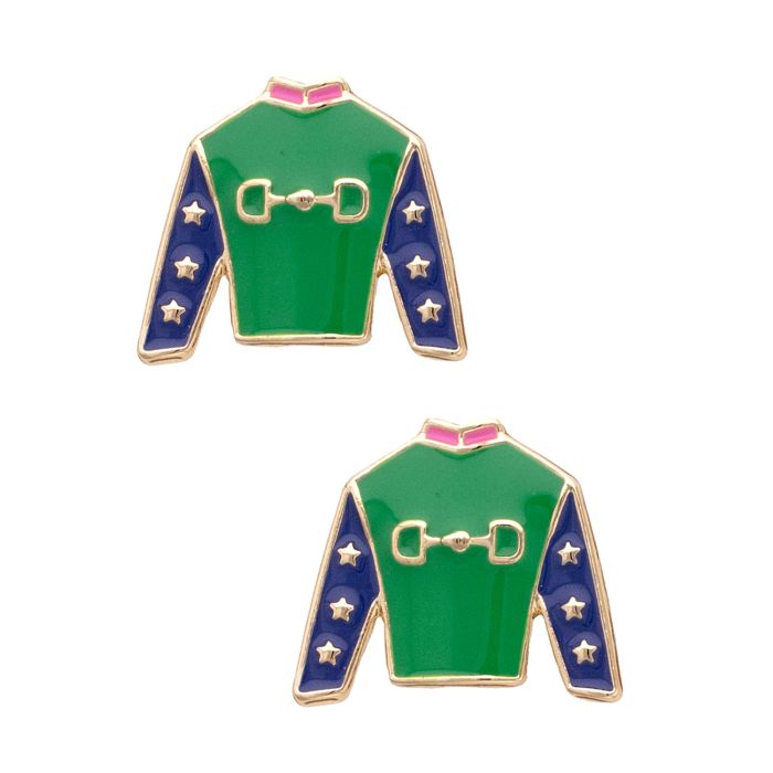 Wild Again Dottie Silk Stud Earrings