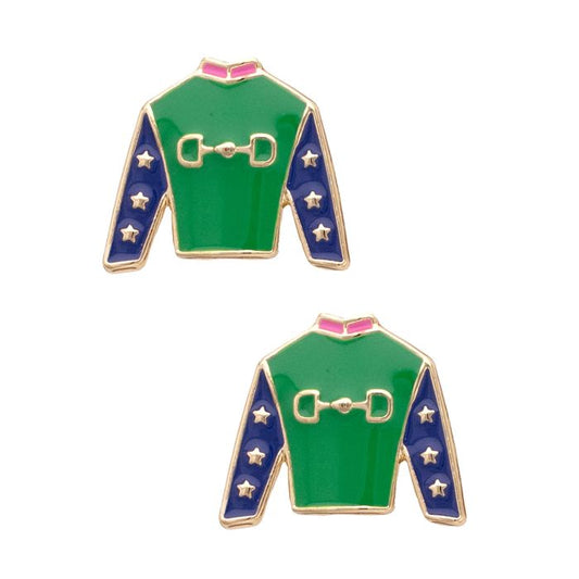 Wild Again Dottie Silk Stud Earrings