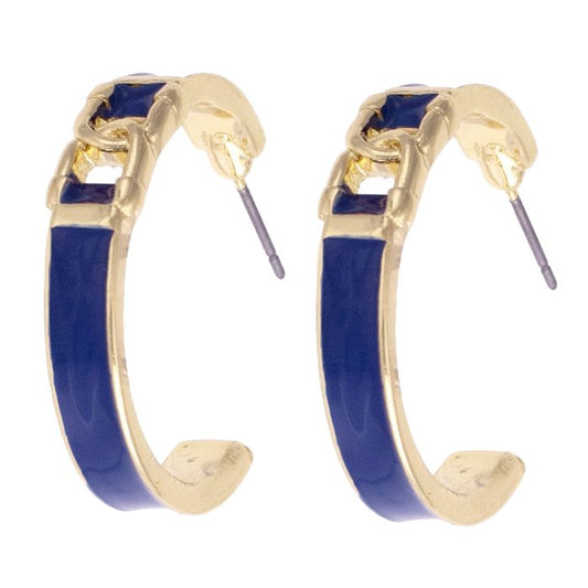 Wild Again Lyra Linked Hoop Earrings