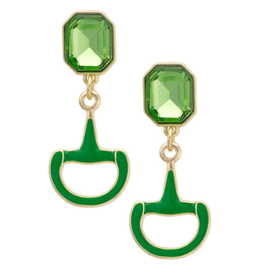 Wild Again Eclipse Horsebit Earrings