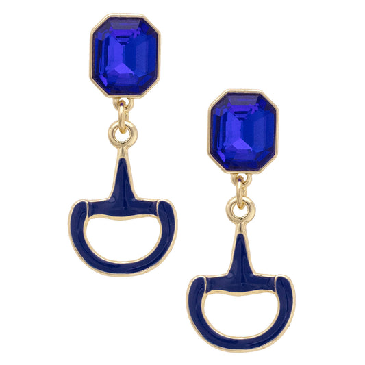 Wild Again Eclipse Horsebit Earrings