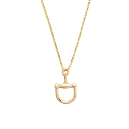 Wild Again Cinnamon Horsebit Necklace