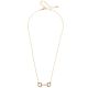 Wild Again Queenie Pave Horsebit Necklace