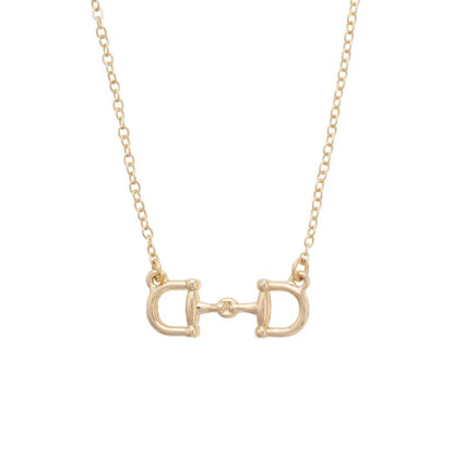Wild Again Roux Horsebit Necklace