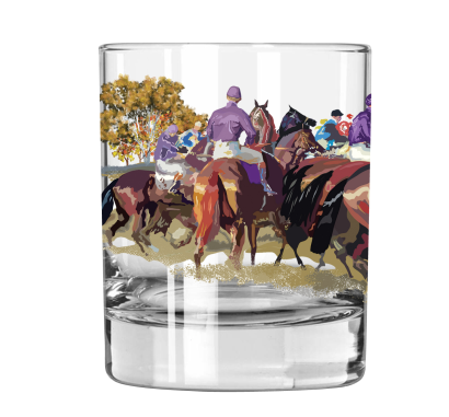 Turf Club Rocks Glass Breeders’ Cup Whiskey Glass