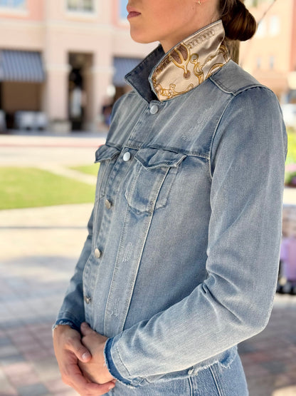 The Light Denim Jacket / Snaffle & Chains