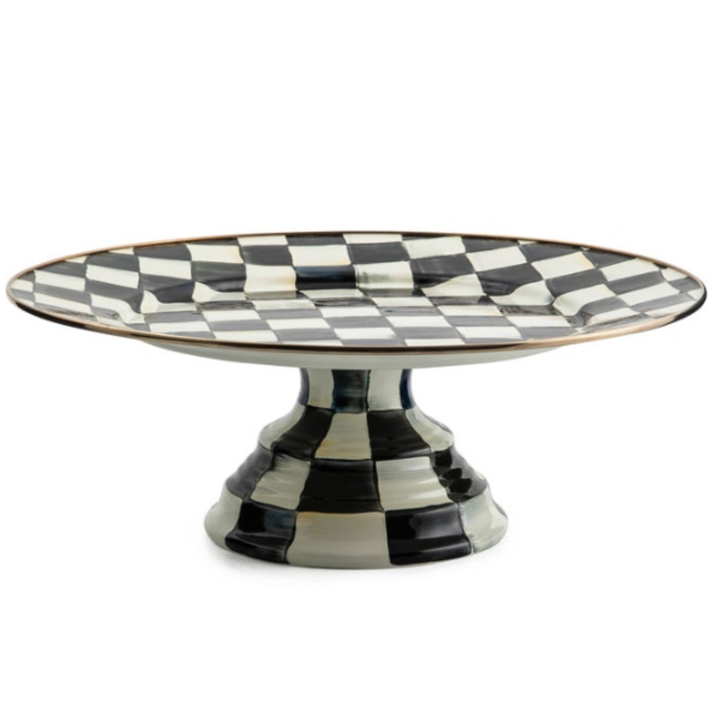 MacKenzie Childs Small Pedestal Platter