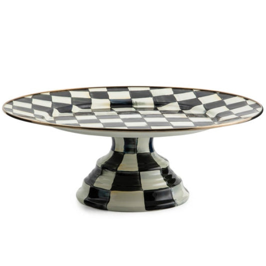 MacKenzie Childs Small Pedestal Platter