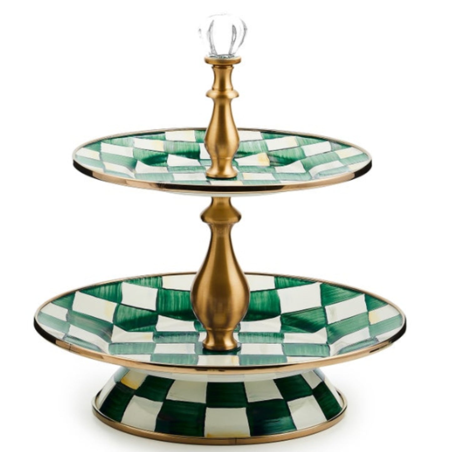 MacKenzie Childs Two-Tier Sweet Stand