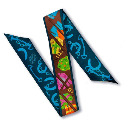 Silks Skinny Scarf