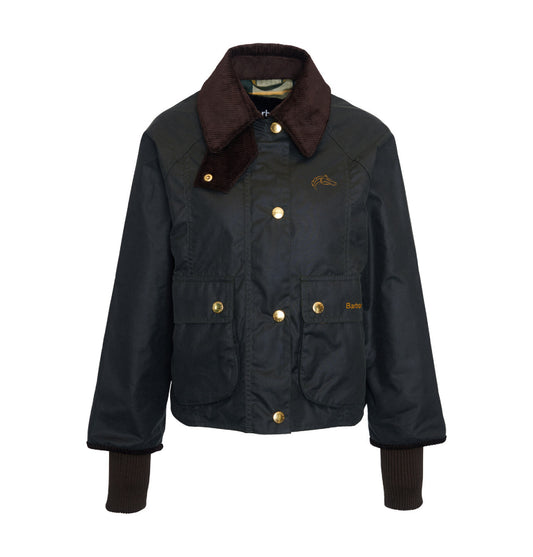 Barbour Cropped Wax Jacket