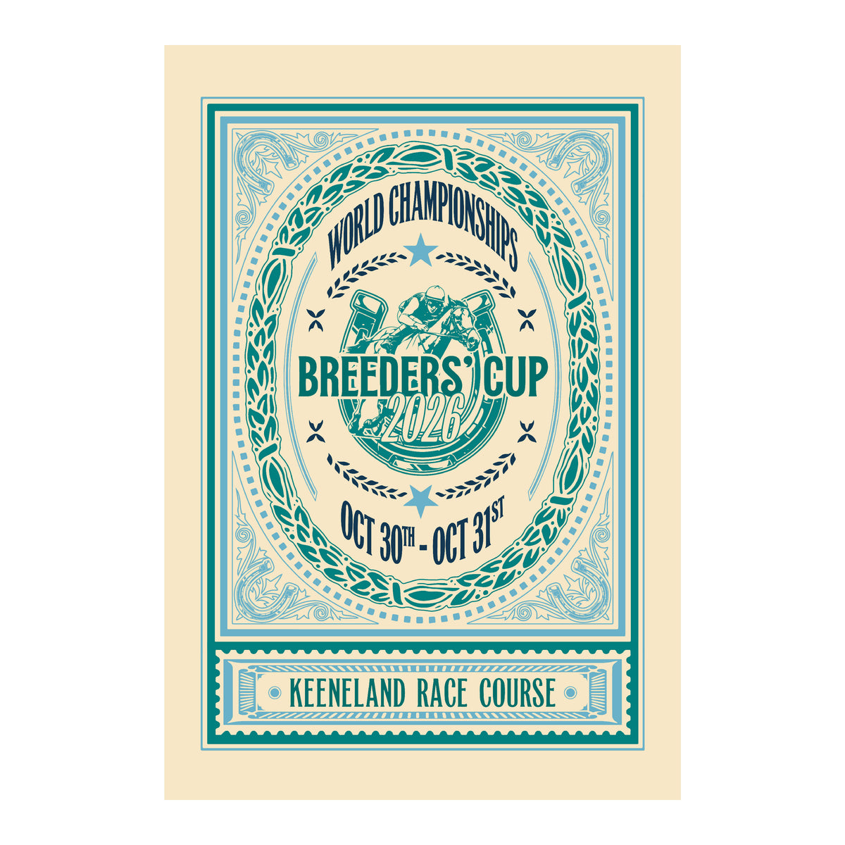 2026 Vintage Ticket Poster