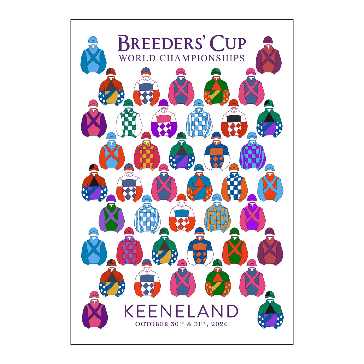 2026 Jockey Silks Poster