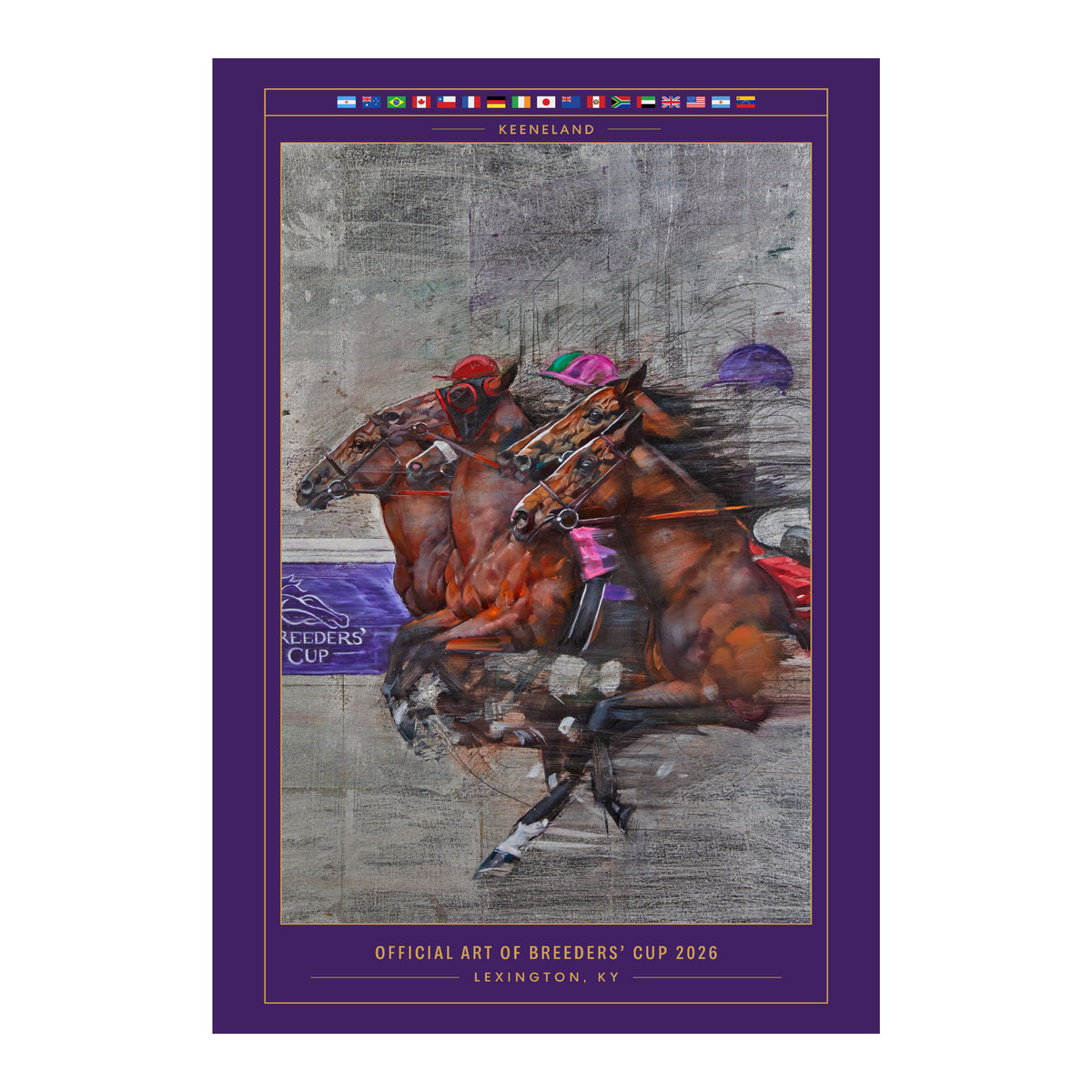 2026 Official Program Art (Running Horse) Poster