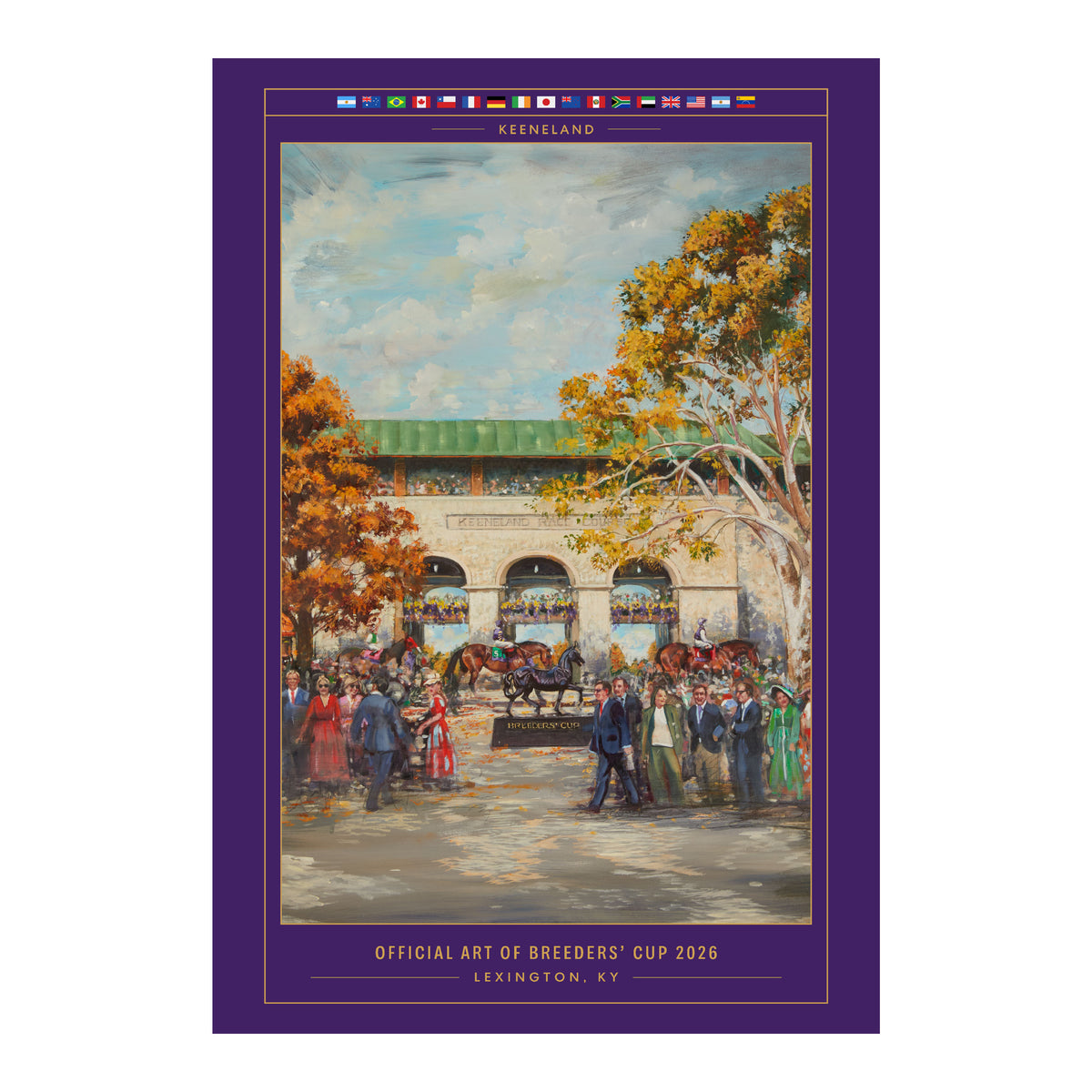 2026 Official Program Art (Paddock) Poster