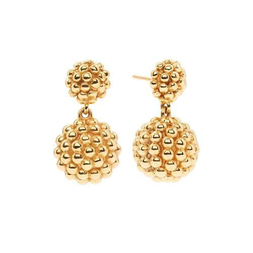 Capucine de Wulf- Berry Double Drop Earrings - Gold