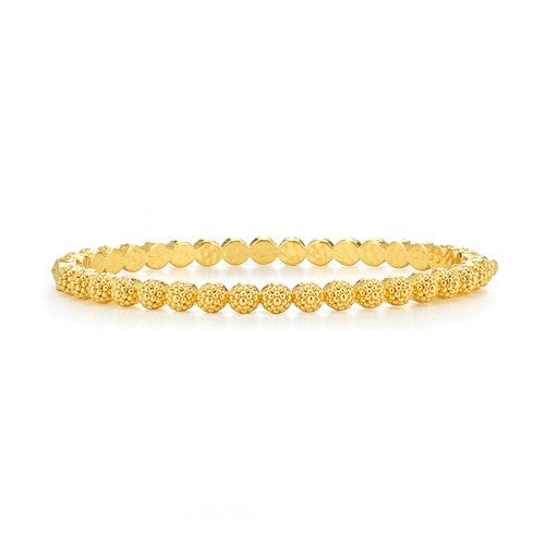 Capucine de Wulf - Berry Eternity Petite Hinged Bangle, S/M - Gold