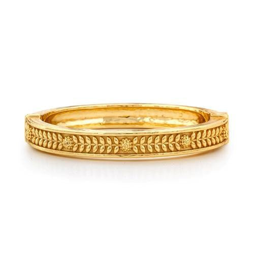 Capucine de Wolf - Berry Vine Hinged Bangle, S/M - Gold