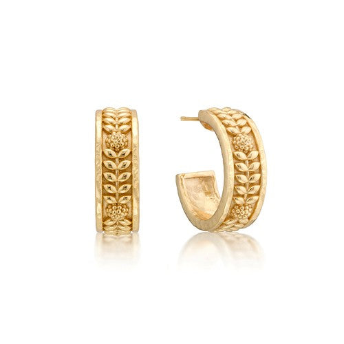 Capucine de Wolf - Berry Vine Small Hoop Earrings - Gold