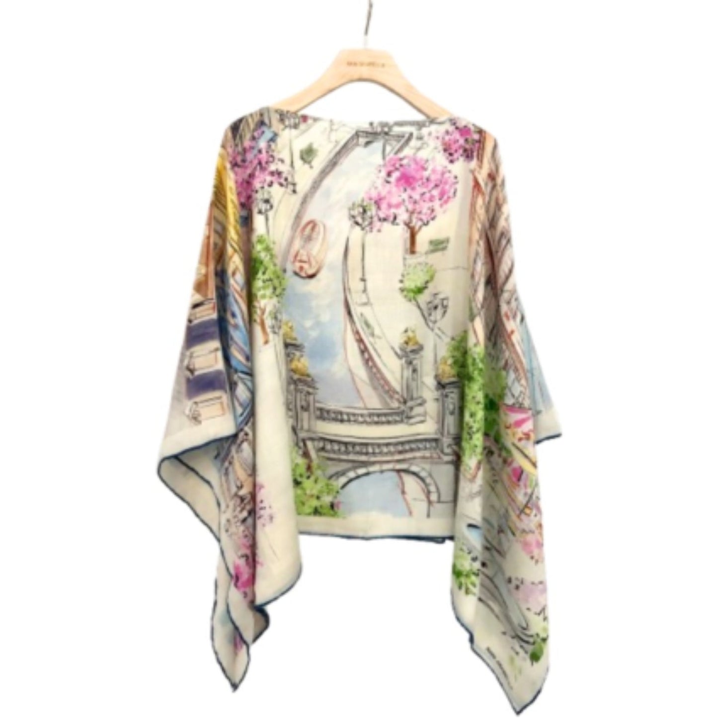 Cashmere Poncho: Paris