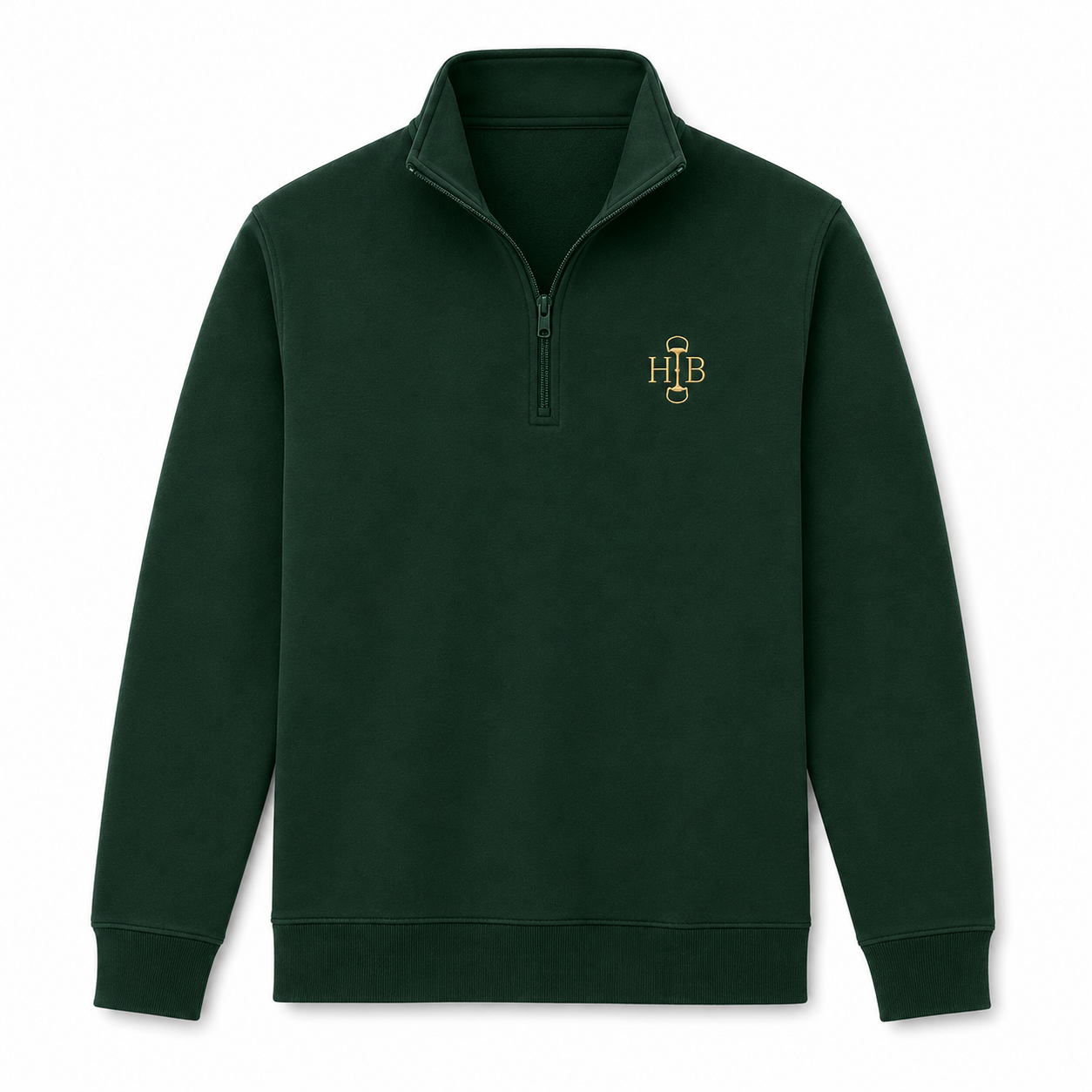Personalized Initial Horse Bit 1/4 Zip