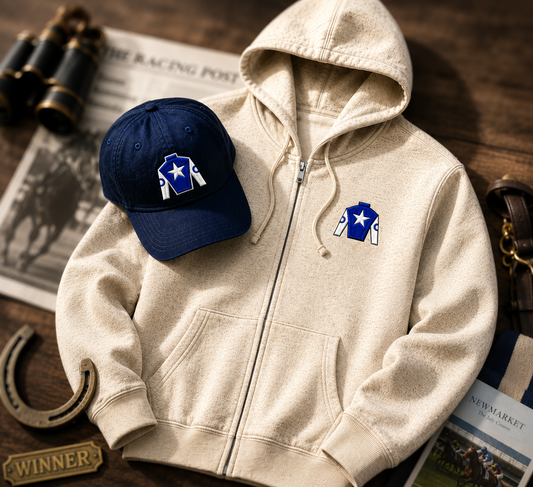 Personalized Silks Zip-Up Jacket + Hat Box