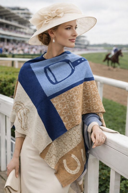 Cheval Alpaca Poncho
