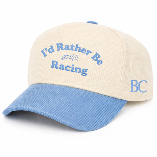 I'd Rather Be Racing Corduroy Two-Tone Hat