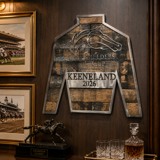 Silks Stave Breeders’ Cup Racing Wall Decor