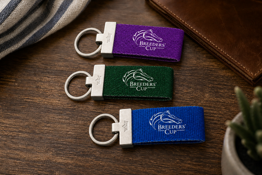 Peter Millar Chrome Keychain